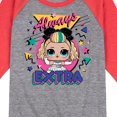 thumbnail image 3 of LOL Surprise! - Always Extra - Toddler And Youth Raglan Graphic T-Shirt, 3 of 6