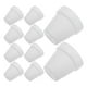 thumbnail image 5 of 20 macetas pequeñas de terracota blanca de cerámica, para cactus, suculentas, con agujero (blancas), 5 of 5