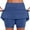 Blue#2, variant on Plus Size Womens Clothes,Women's New Color Mid-waist Skirt Pants Sports Casual Shorts Bottoming Skirt Pants Brown S