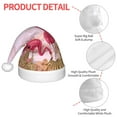 thumbnail image 4 of Vsdgher Flamingos In The Tropical Forest Christmas Hat, Santa Hat for Kids Xmas Holiday Hat Red Classic Christmas New Year Festive Party Supplies, 4 of 6