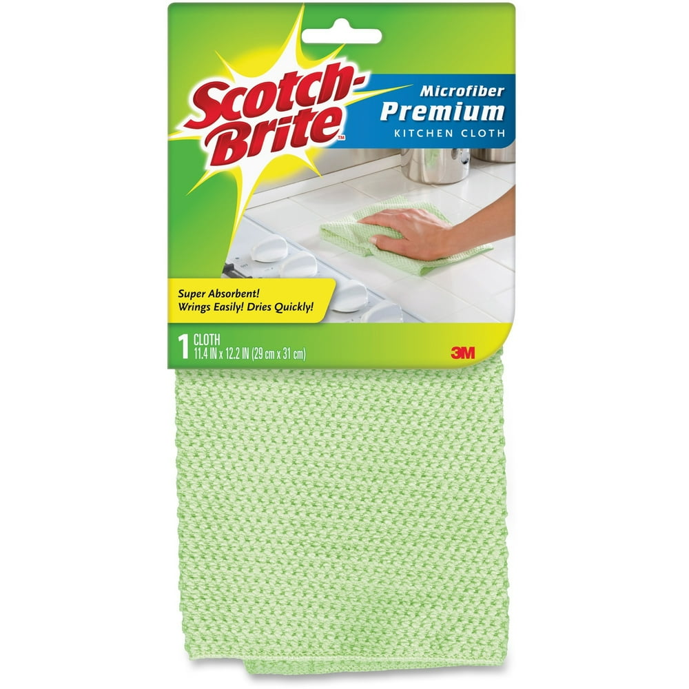 ScotchBrite, Microfiber Kitchen Cloth, 12 Pack, Colors May Vary