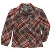 No Boundaries - Juniors Plaid 3/4-Sleeve Wool-Blend A-Line Jacket