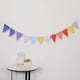 thumbnail image 5 of Paquete de 4 decoraciones para fiestas, colgante de papel triangular, banderín para graduación, carnaval, boda, cumpleaños, bebé, despedida de soltera, decoraciones para fiestas Zhivalor BST3069289-4, 5 of 5