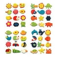 thumbnail image 2 of Zhaomeidaxi 48Pcs Cartoon Animals Fridge Magnets Whiteboard Sticker Wooden Refrigerator Magnets Education Kid Toy for Toddlers Freezer Office Cabinets, 2 of 8
