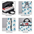 thumbnail image 4 of Naloa Cartoon Poodle Dog Print Lightweight DayBackpack Suitable for school, work, shopping, travel, etc., 4 of 5