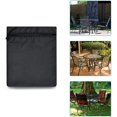 thumbnail image 4 of Cubierta para muebles de patio, cubierta impermeable para muebles para mesa y silla al aire libre, cubierta rectangular resistente para muebles de patio para protección contra la nieve, 120*120*74CM, 4 of 6
