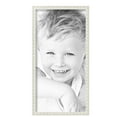 thumbnail image 2 of ArtToFrames 10" x 20" White Square Star Emboss Picture Frame, 10x20 inch White Wood Poster Frame (WOM-5125),  Pack, 2 of 7