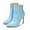 Blue, variant on OKBOP Women's High-Heels Ankle Boots-Womens Shoes Women'S Knee-High Boots Christmas Vintage Warm Snow Zipper Winter Womens Boots Clearance