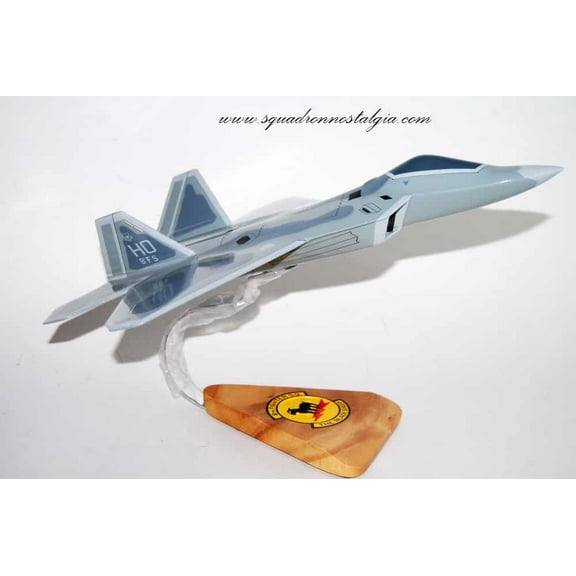 Lockheed Martin® F-22 Raptor®, 8th FS Black Sheep, 16" Mahogany Scale Model