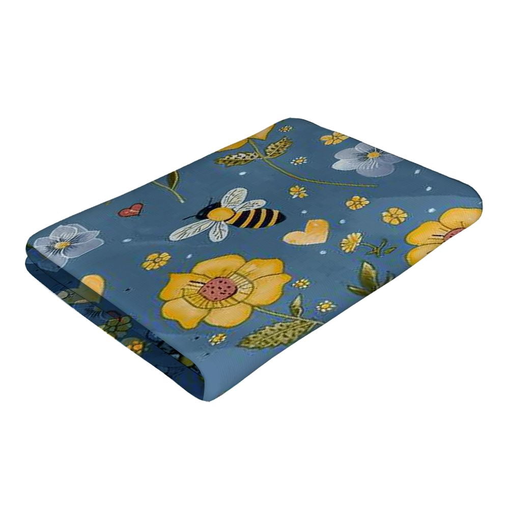 PHYHOO Cute Bee Beach Towel for Adults Kids Microfiber Lightweight Swimming Pool Towels Quick Dry Absorbent Sand Free Large Oversized Bath Towel 30x60in