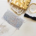 thumbnail image 4 of OULII Sequin Strips for Sewing 1.5In Wide in Silver for Handmade Crafts 2Pack, 4 of 8