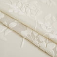 thumbnail image 4 of Exultantex Boho Embroidered Leaf Sheer Curtains, Rod Pocket Style, 54x84 Inch, Ivory, 4 of 6