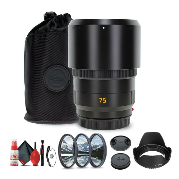Leica APO-Summicron-SL 75mm f/2 ASPH. Lens   Lens Filter Kit   Cleaning Kit   More