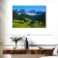 thumbnail image 3 of Elephant Stock Village In Santa Maddalena Wall Art - Horizontal Canvas Wall Art - Living Room Wall Decor - Nature Canvas - Blue And Green Decor - 36" x 24", 3 of 8