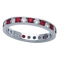 thumbnail image 2 of Karina B� Genuine Ruby Eternity Band, 2 of 9