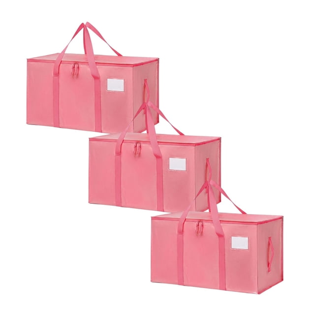 MTBLYS 3 bolsas de almacenamiento de gran capacidad para ropa, edredones y decoraciones navideñas | Bolsas de almacenamiento para organizar | Bolsas de viaje | Bolsas de transporte para mudanzas