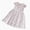 Purple, variant on Girls Summer Dress Short Sleeve Round Neck Floral Print Princess Clothes for Kids Lightweight Purple Girls Dresses Size 6