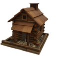thumbnail image 1 of Home Bazaar HBA-1001 Valley Forge Feeder, Large - Natural Cedar, 1 of 1