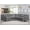 Gray, variant on Legend Vansen Semicircle Modular Curved Velvet Sectional Sofa,141.34”Oversized Arc Sofa,Modern Cloud-Like Deep Seat Couch for Living Room Apartment Office Conference Space (1, Blue)