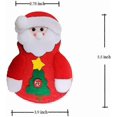 thumbnail image 4 of 12 Pack Kitchen Christmas Costume Silverware Clip Knife And Fork Bag,father Christmas Snowman Elk Christmas Party Decoration,Gg, 4 of 5