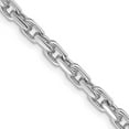thumbnail image 4 of 14K White Gold 4.25mm Fancy Link Chain 24 Inch, 4 of 5