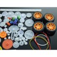 thumbnail image 2 of 78Pcs Plastic Gear Motor Gearbox Model Toy Car Auto Craft DIY Accessories Axle Belt Scientific Experiment Color:Pictured, 2 of 5