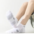 thumbnail image 3 of VV AVEORS Extra Large Unisex Cotton Ankle Socks Thin Soft Casual Athletic Low Cut Socks With Tab For Men Women White One Size, 3 of 4