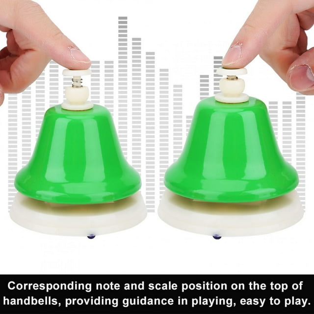 Dioche Hand Bells, Colorful Handbells, For Learning For Classroom