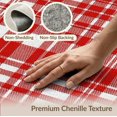 thumbnail image 6 of ODIKA 6'x9' Washable Area Rug Plaid Tartan Alternating Block Motif Symmetrical Border Gingham for Family Room, Living Room, Master Bedroom, Non-Slip, Easy Care, 6 of 7