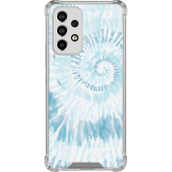 Skinit Tie Dye Blue and White Tie Dye Galaxy A33 5G Clear Case