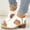 White, variant on Dpityserensio Women's Solid Hollow Out Mid Heel Casual Vacation Open Toe Beach Sandals Sandals for Women White 10(43)
