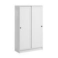 thumbnail image 1 of Elite Plus 38" Wide Storage Cabinet with Sliding Doors, White, 1 of 9