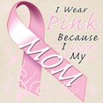 thumbnail image 2 of CafePress - I Wear Pink Because I Love My Mom Tote Bag - Unisex Canvas Tote Bag, Beige, 1-Piece, 2 of 7