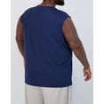 thumbnail image 3 of Real Essentials 3 & 5 Pack: Men's Dry-Fit Active Muscle Tank Top - Standard and Big & Tall Sizes (S-5XLT), 3 of 6