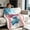 A, variant on Baseball Drip Print Flannel Blanket, Soft Cozy Throw with "Respect The Drip" Design, Customizable Option