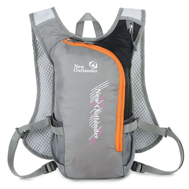Mochila de hidratación transpirable Mochila reflectante de nailon con depósito de agua para senderismo
