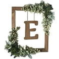 thumbnail image 2 of BKER Wooden Alphabet Wreath For Wall Home Living Room Bedroom Decorative Letter Sign With Hook And Rope For DIY Word Display, 2 of 6