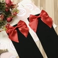 thumbnail image 6 of Felcia Women Stockings Solid Color Bow Top Socks Over Knee Sheer Stockings Thigh Socks, 6 of 8