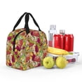 thumbnail image 4 of Yiaed Bright Mushrooms Print Insulated Lunch Bag Reusable Cute Tote Lunch Box, Leakproof Cooler Lunch Bags for Work Office Travel School Picnic, 4 of 5