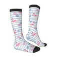 thumbnail image 3 of Balery Flamingo And Pineapple Fun Novelty Socks Men'S Women'S Crew Socks Funny Crazy Novelty Socks Quirky And Cool Socks, 3 of 9