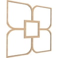 thumbnail image 3 of 39"W x 39"H x 3/8"T Extra Large Olivia Decorative Fretwork Wood Ceiling Panels, Hickory, 3 of 10