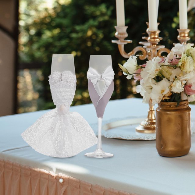 Copas de Champán Macarena Juego de Copas Para Boda Estilo A
