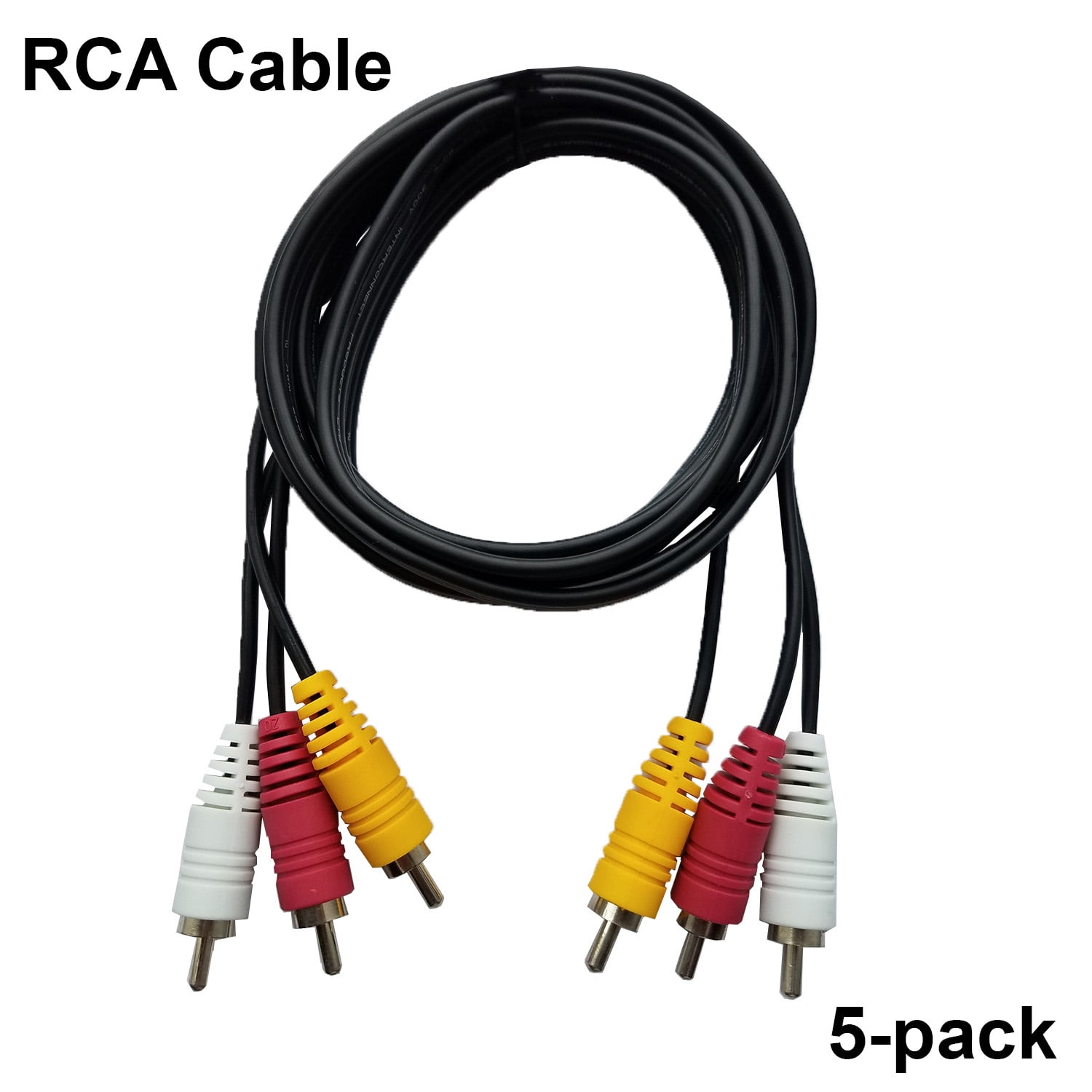 6 Feet 12 Feet 16.5 Feet 3.5mm Male to 2RCA Male Stereo Audio Adapter Cable 