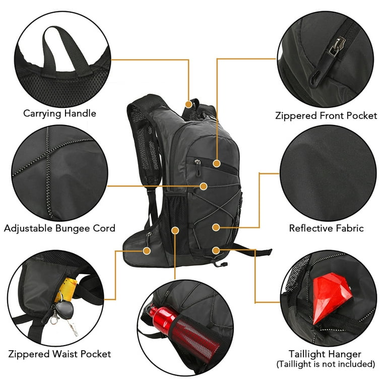 Hydration pack shop with front pockets