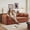 Brown, variant on HICOMILA 78.8" Compressible Modular Couch, No Assembly Corduroy Convertible Floor Sofa Bed for Home