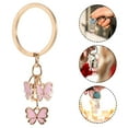 thumbnail image 2 of Key Chain Butterfly Key Ring Backpack Key Chain Purse Hanging Decoration Metal Keychain, 2 of 9