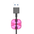 thumbnail image 2 of Soportes de Clips de Cable USB cuadrados, enrollador, cable de escritorio, Clips de Cable, corbatas, organizador, Soporte, fijador de línea 5 Piezas seitruly PJ7188-02, 2 of 2
