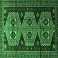 thumbnail image 1 of Ahgly Company Indoor Square Persian Emerald Green Traditional Area Rugs, 5' Square, 1 of 4