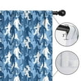 thumbnail image 4 of Blackout Kids Curtains,Blue Camouflage Bigfoot Pattern Childrens Insulated Curtains Set Of 2,Bedroom Essentials,Toddler Room Decor 52x63in(132x160cm), 4 of 5