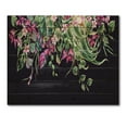 thumbnail image 3 of Designart 'Floral Tropical Leaves On Black Background' Farmhouse Print on Natural Pine Wood, 3 of 5